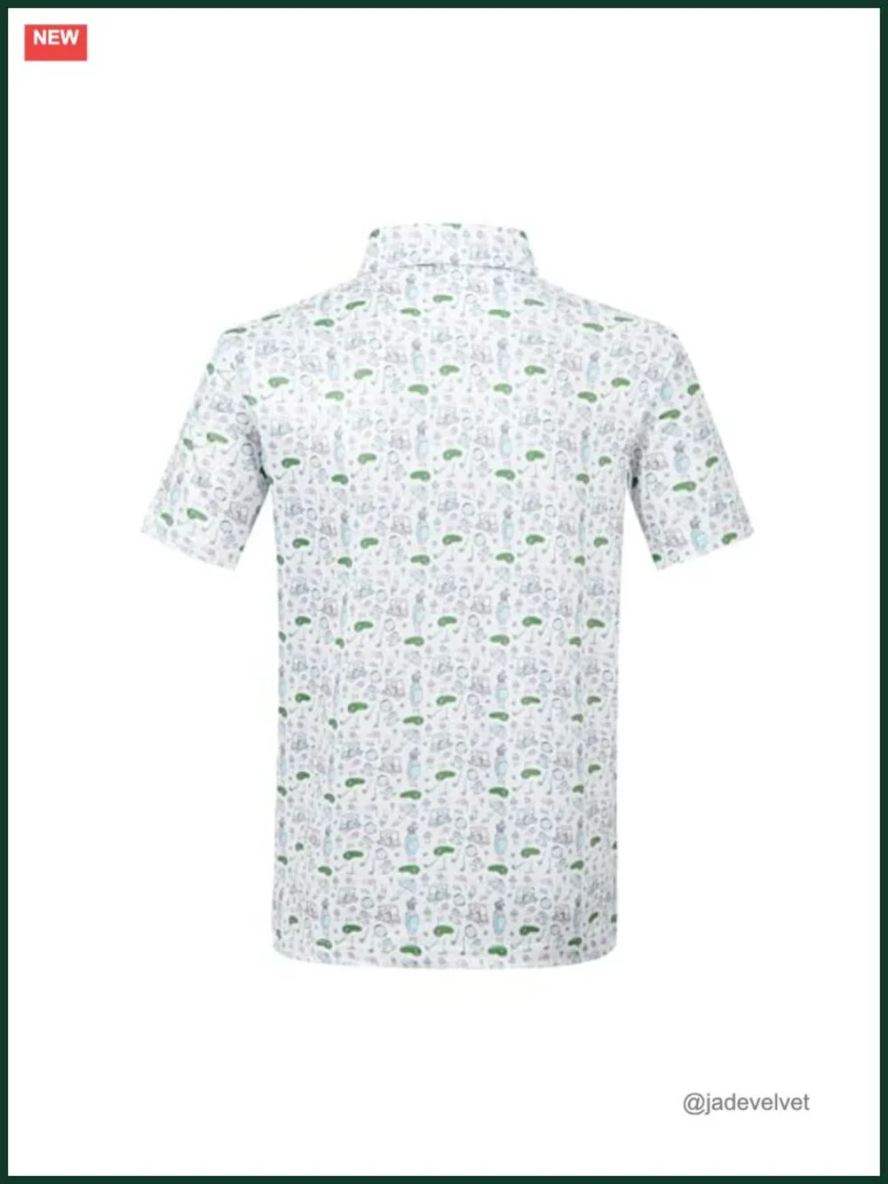 Boys Polo Shirt Short Sleeve Performance Dry Fit Stretch Funny Print Casual